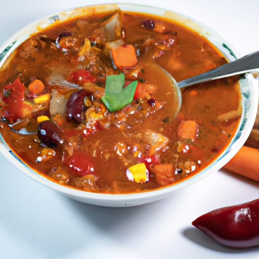 Bestemors vegetariske chili i slow cooker
