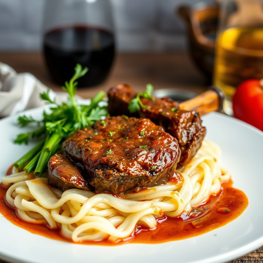 Biff av kortrevede ribbe, Sauerbraten