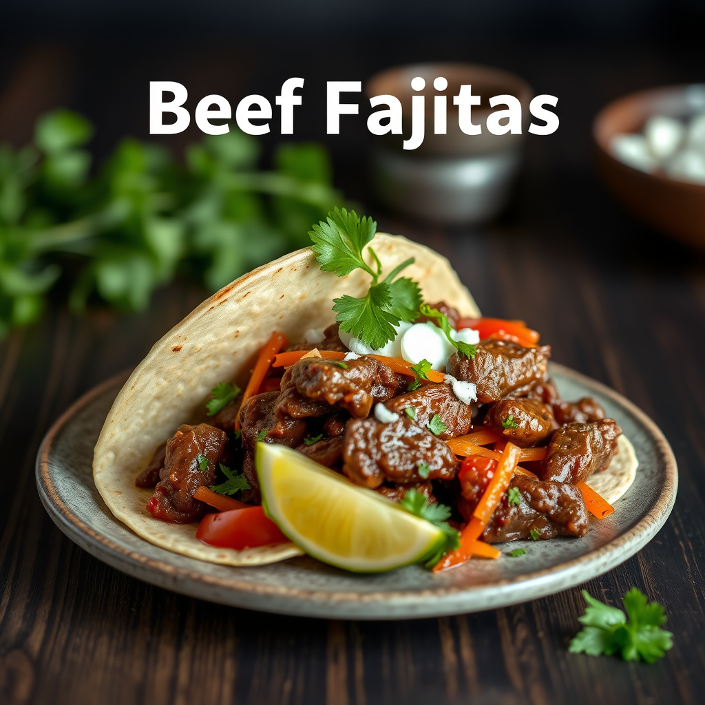 Biff fajitas