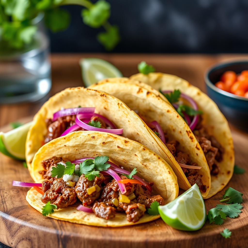 Bifftacos: Tacos med grillet biff