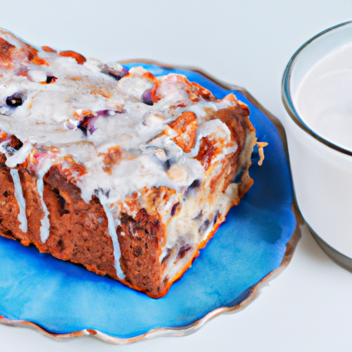 Blåbær- og rømmekaffe-kake
