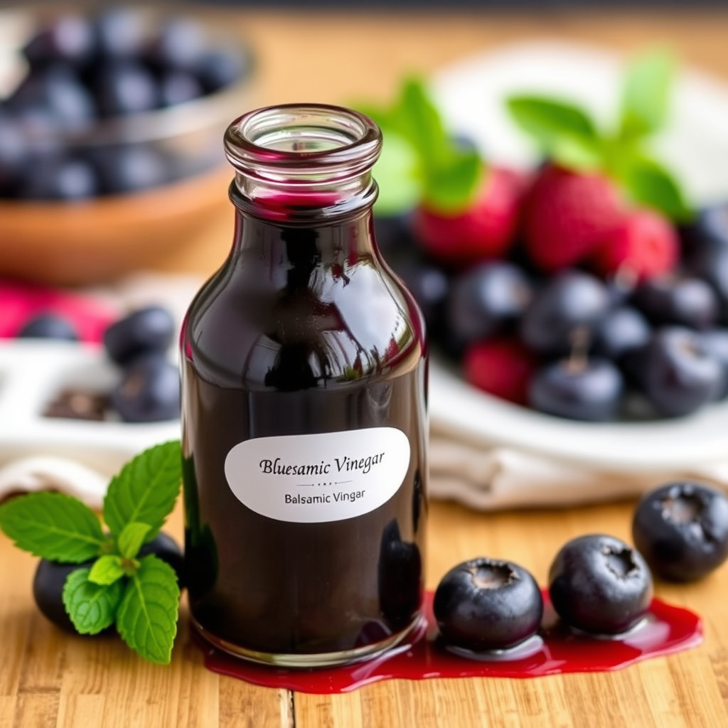 Blåbærbalsamicoeddik