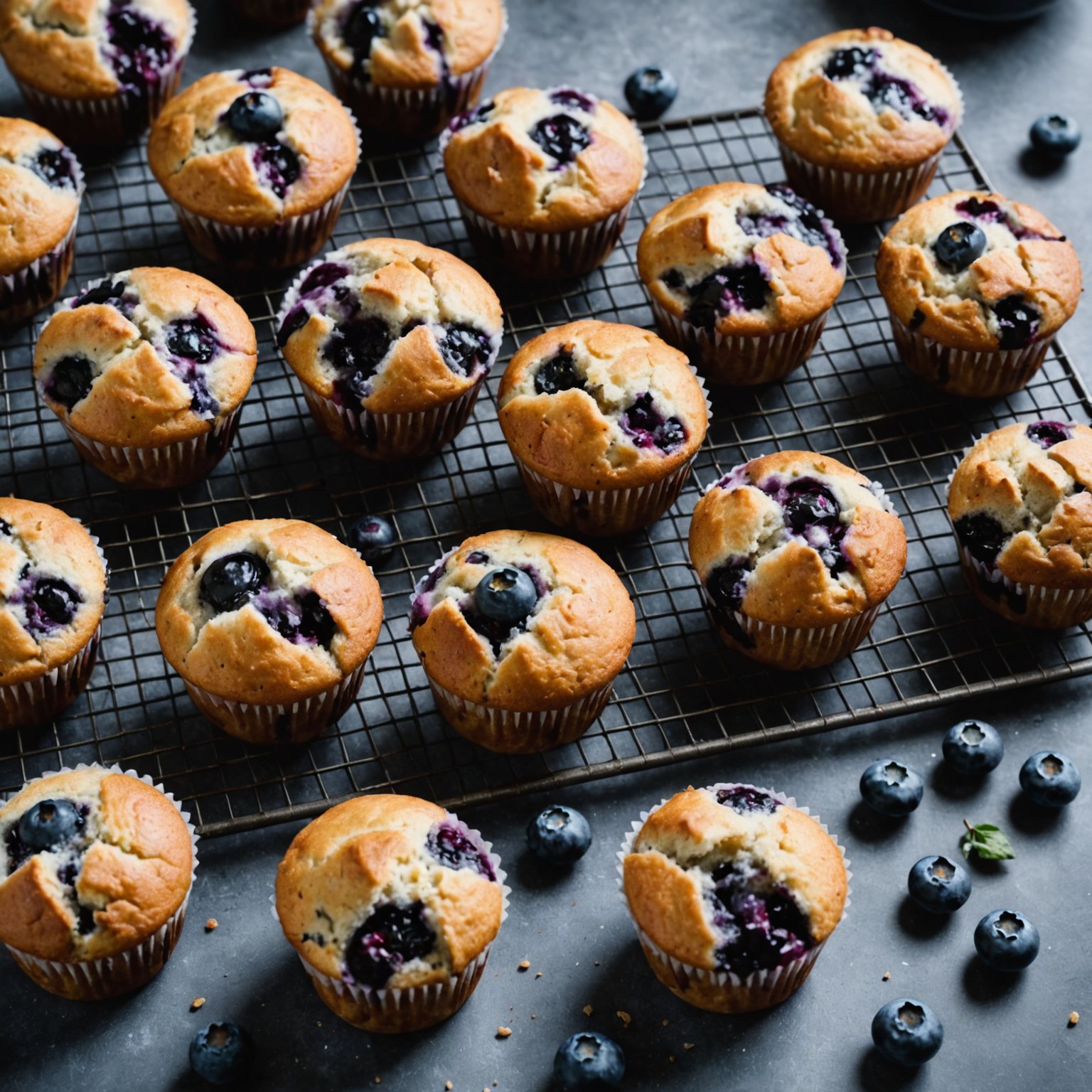 Blåbærmuffins