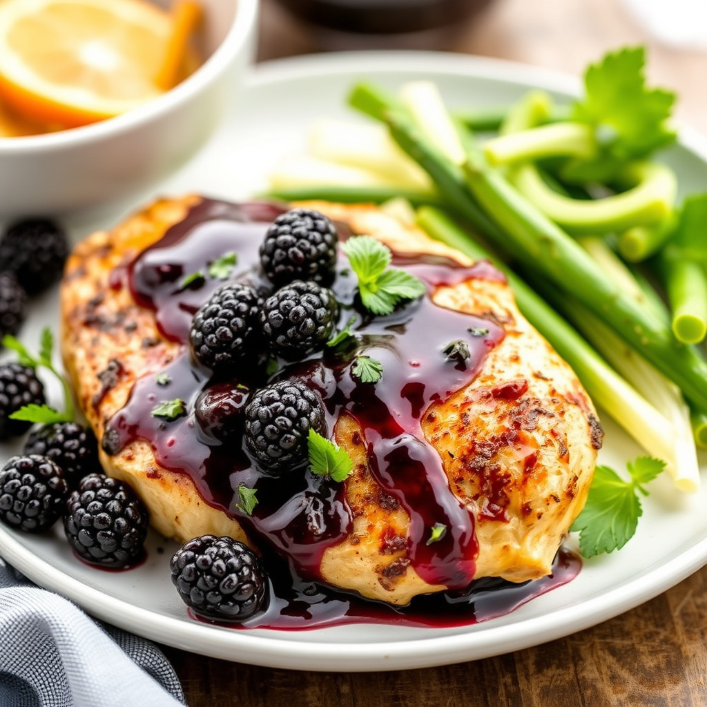 Blackberry Balsamico Kylling