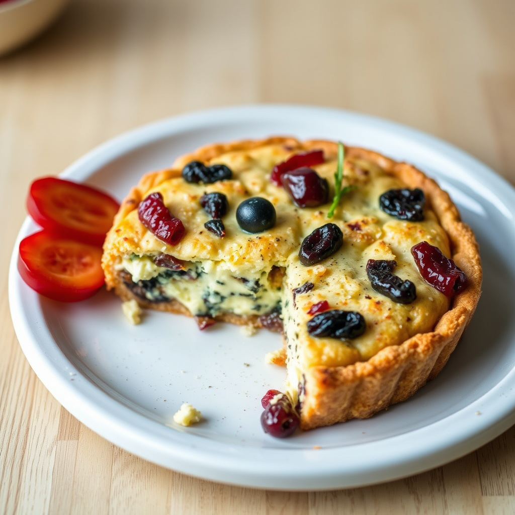 Blåmuggostterrine med tørket frukt og nøtter