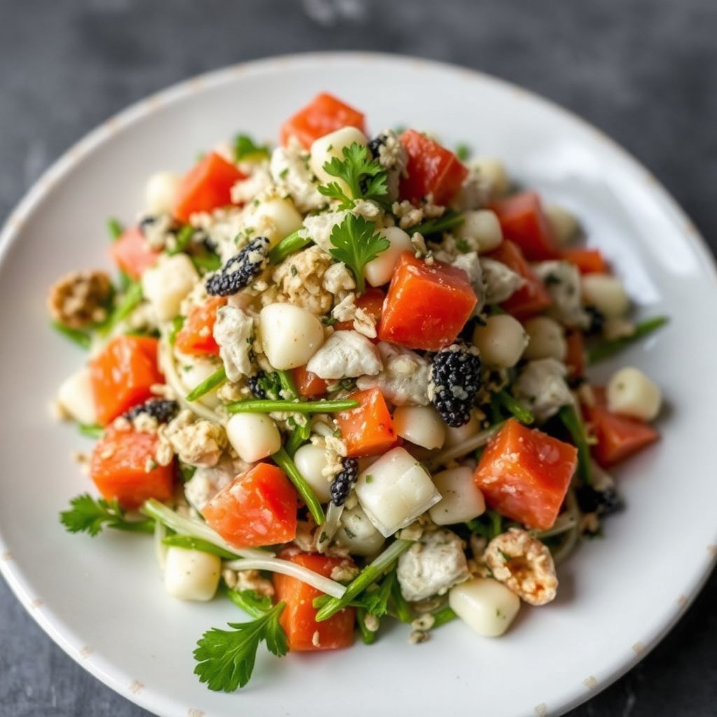 Kremet sildesalat med potet og eple