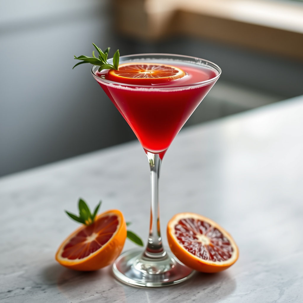 Blodappelsin Martini