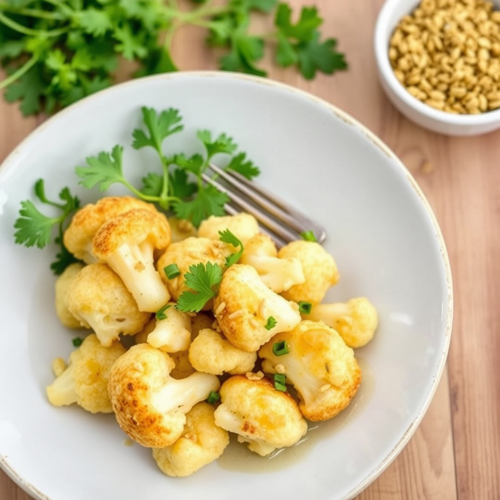 Blomkål med ingefær og sennepsfrø