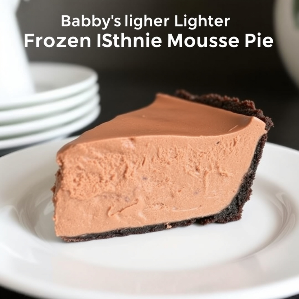 Bobbys frosne sjokolademoussepai med lysereffekt