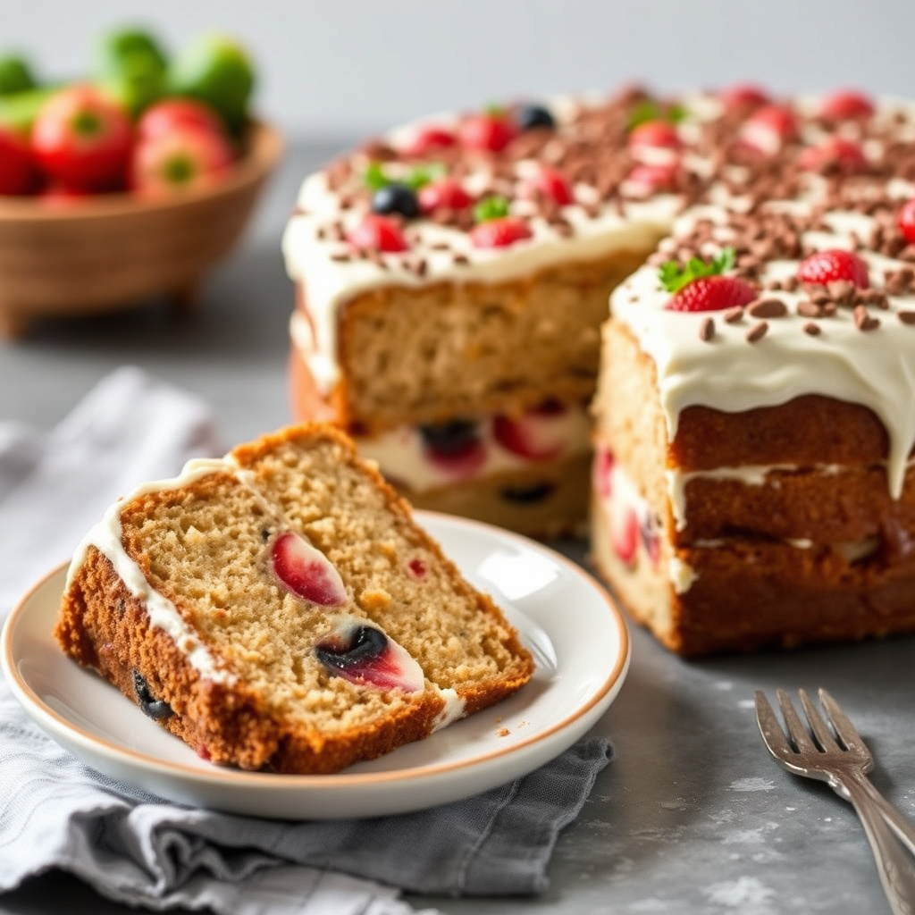 Bondens markedskake med grønnsaksdekor