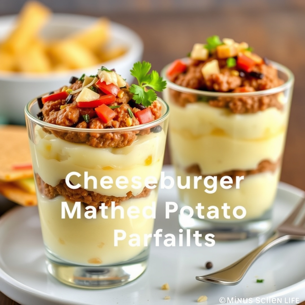 Bonus Market-Find-oppskrift: Cheeseburger-variert potetmosparfait