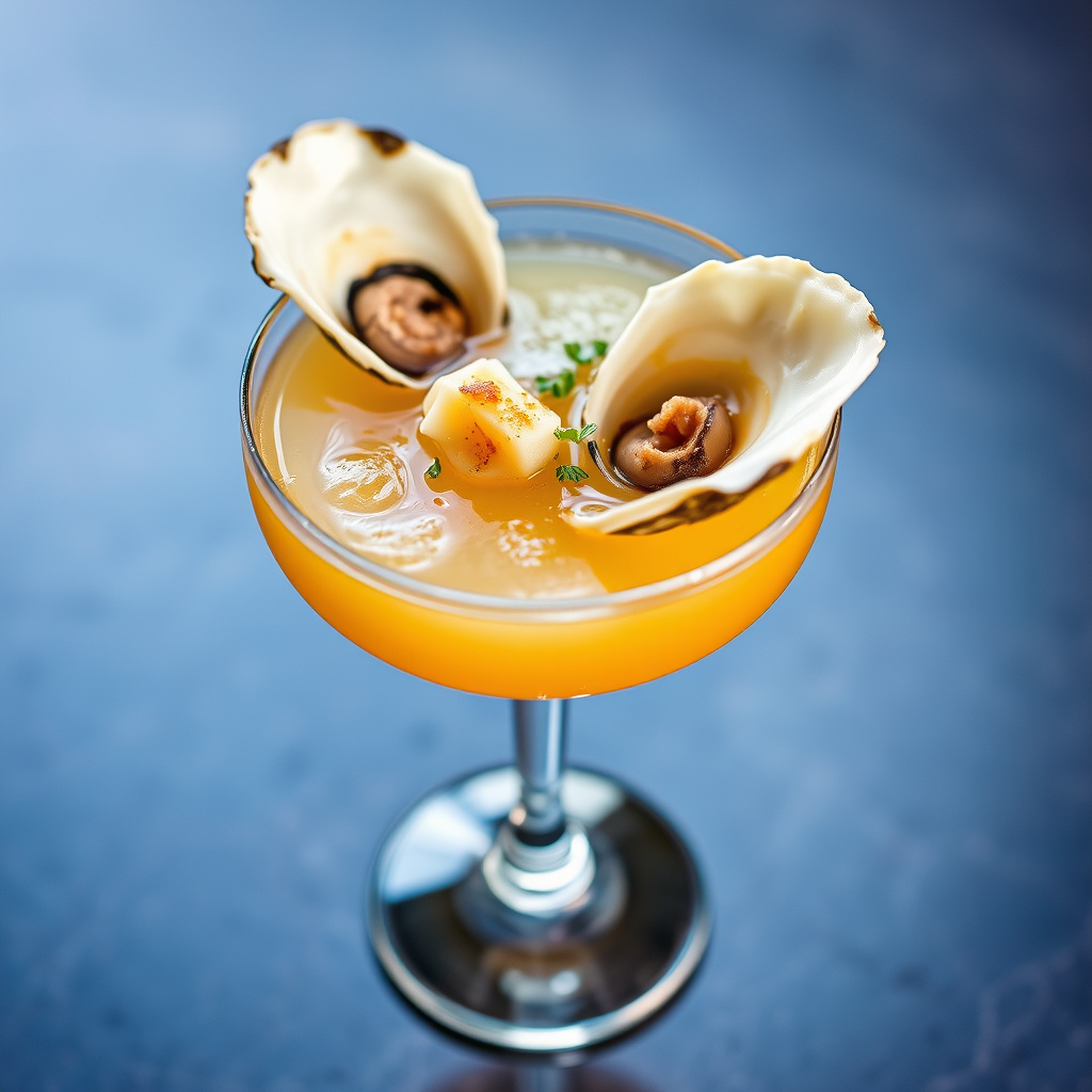 Border Grills, forførende østers- og kamskjellmartini