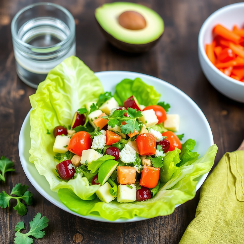 Boston-salat med salatblad