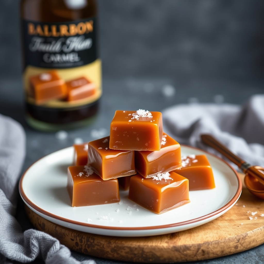 Bourbon-saltkarameller