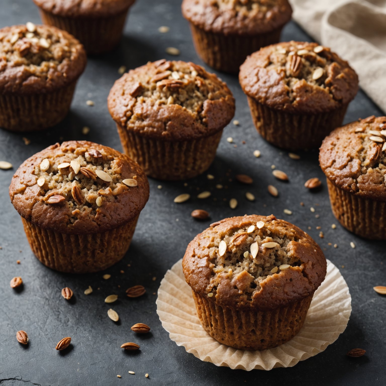 Bran Flax Muffins