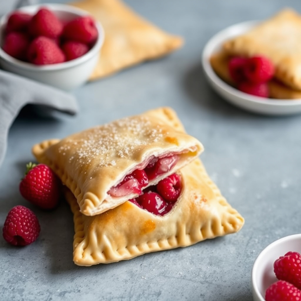 Bringebærbakstposer