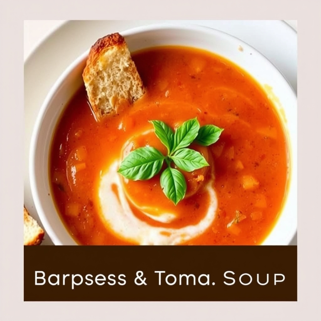 Brød og tomatsuppe