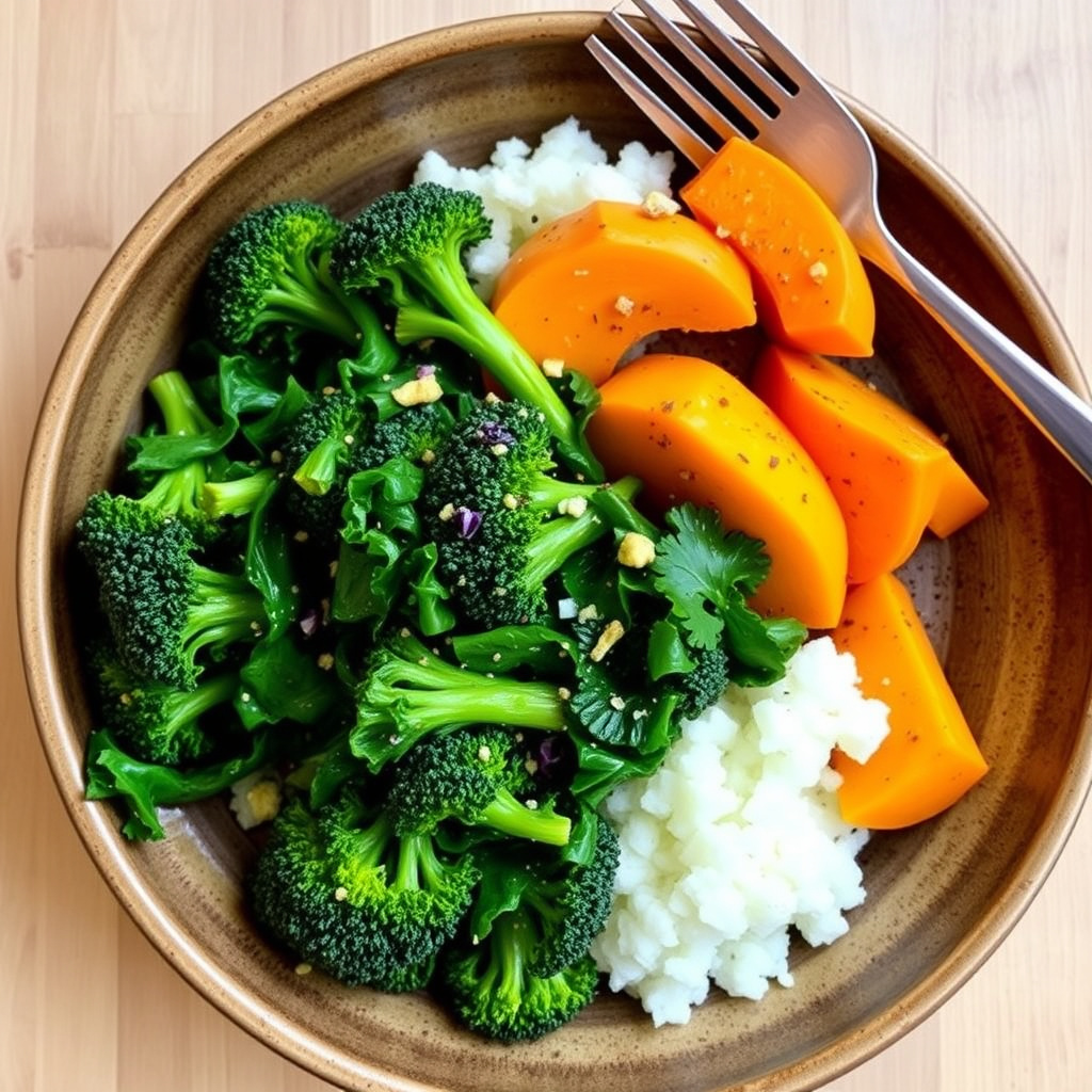 Brokkoli Rabe og Butternut Squash-panne