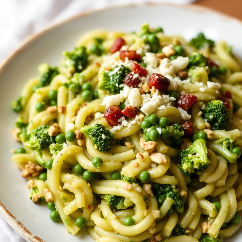 Risotto med brokkoli rabe og piquillo-salsa
