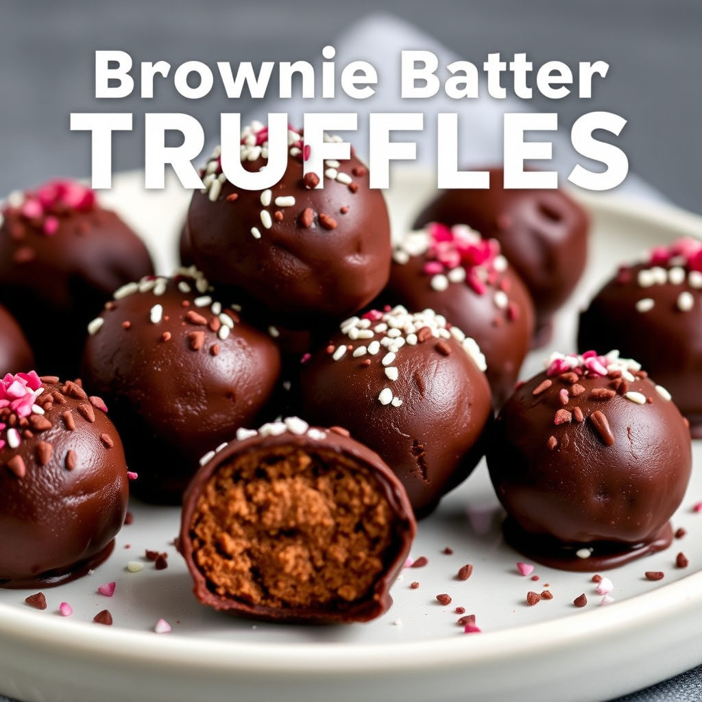 Brownie-batter-trøfler