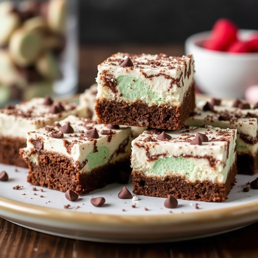 Brownie-mynt-sundae-kvadrater