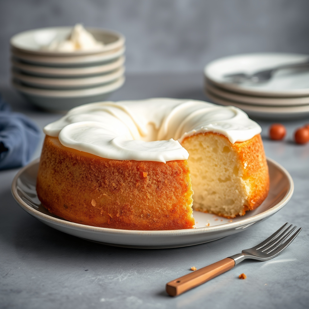 Brunt sukker engle-matkake