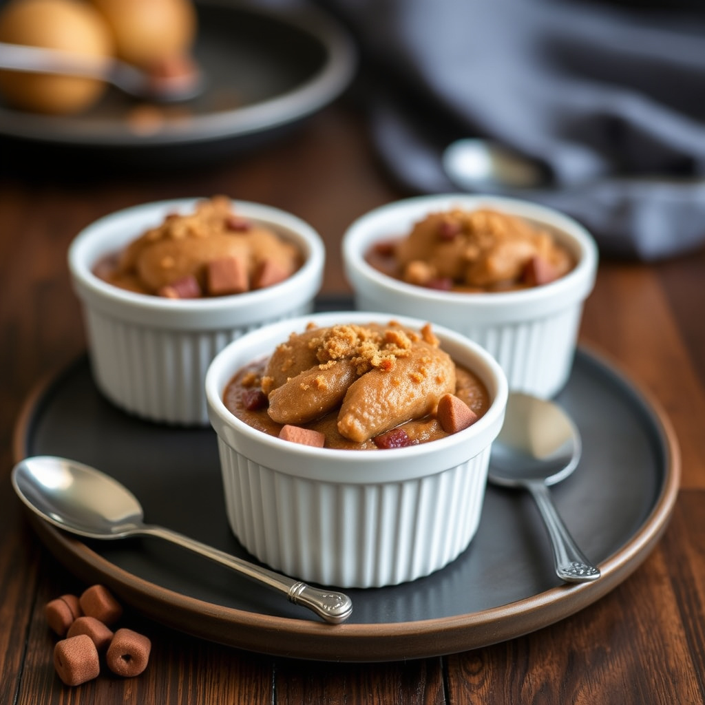 Brunt sukker-pudding