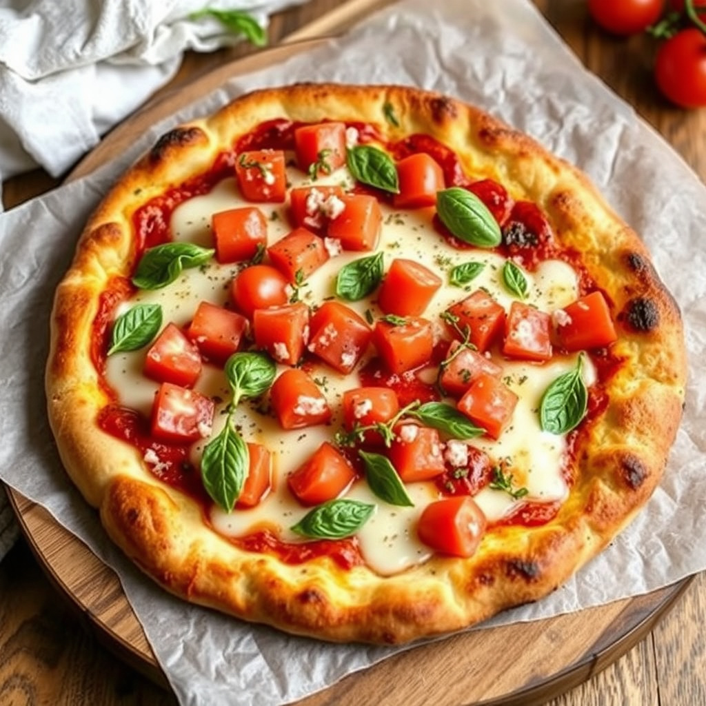 Bruschetta-pizza