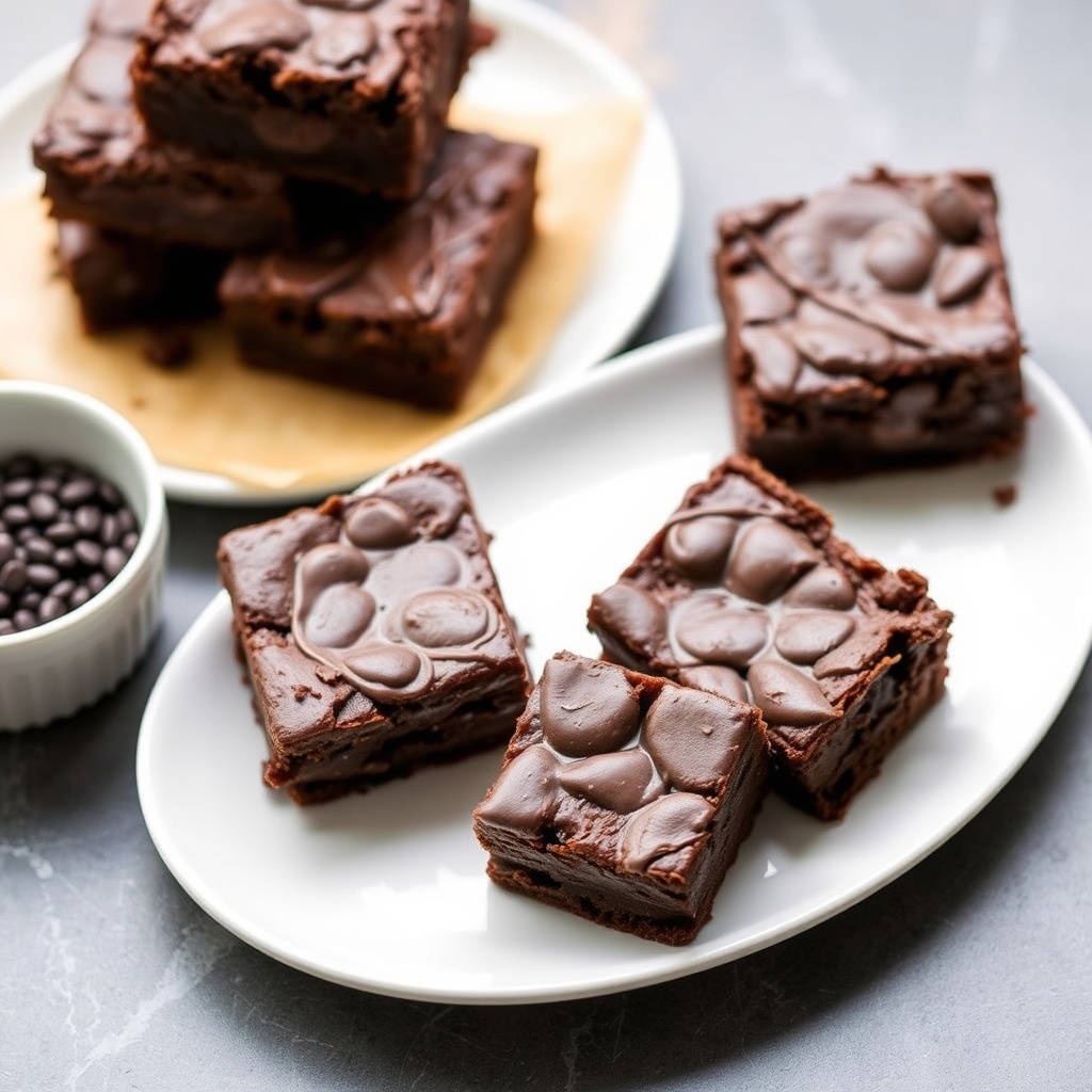 Bryans Fudgy Gode og Seige Brownies