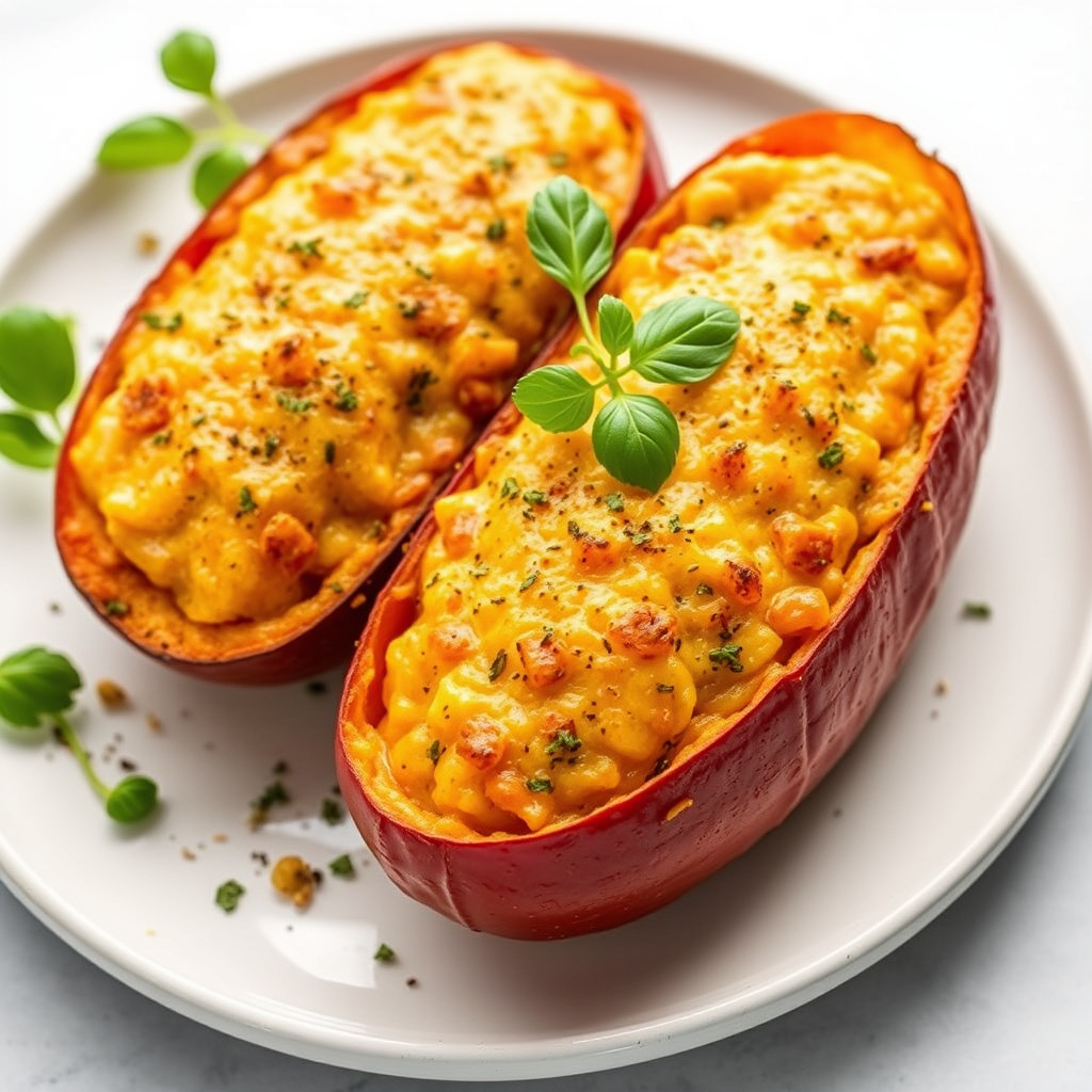 Fylte cherrytomater med Buffalo-kylling