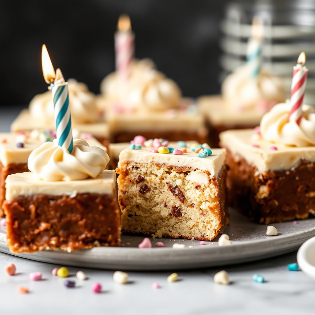 Bursdagskake med hvit sjokoladefudge
