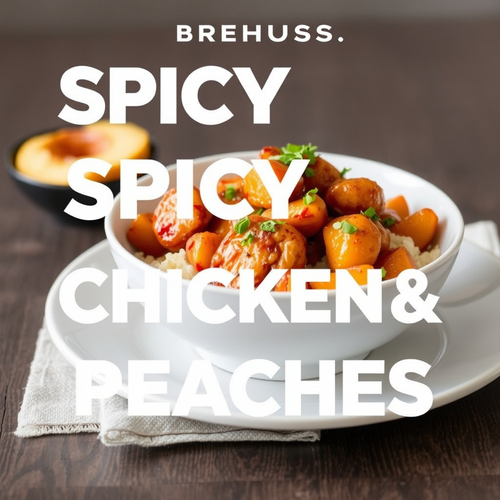 Byrdhouse Krydret Kylling og Fersken