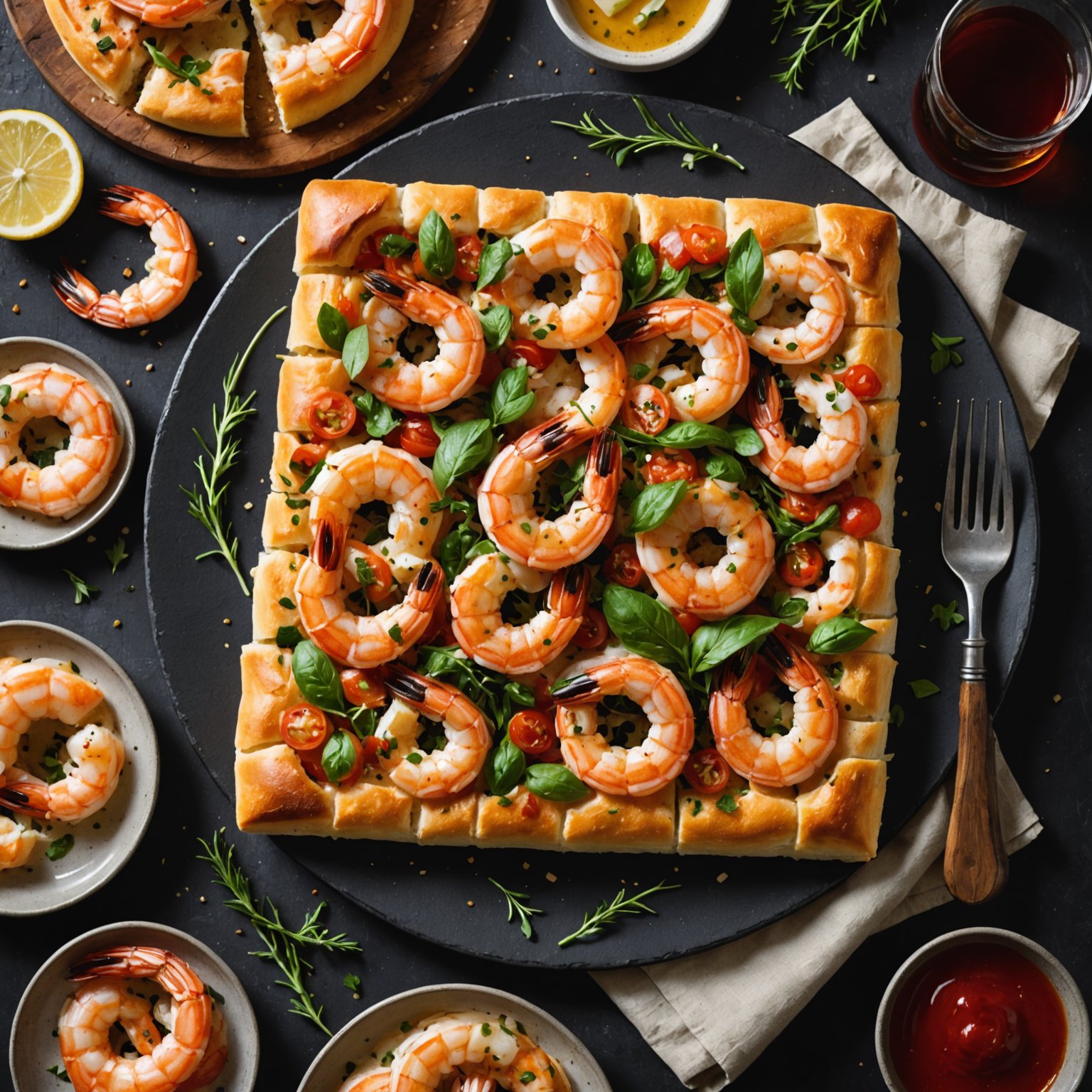 Cabot Seriøst Skarpe Reker Focaccia