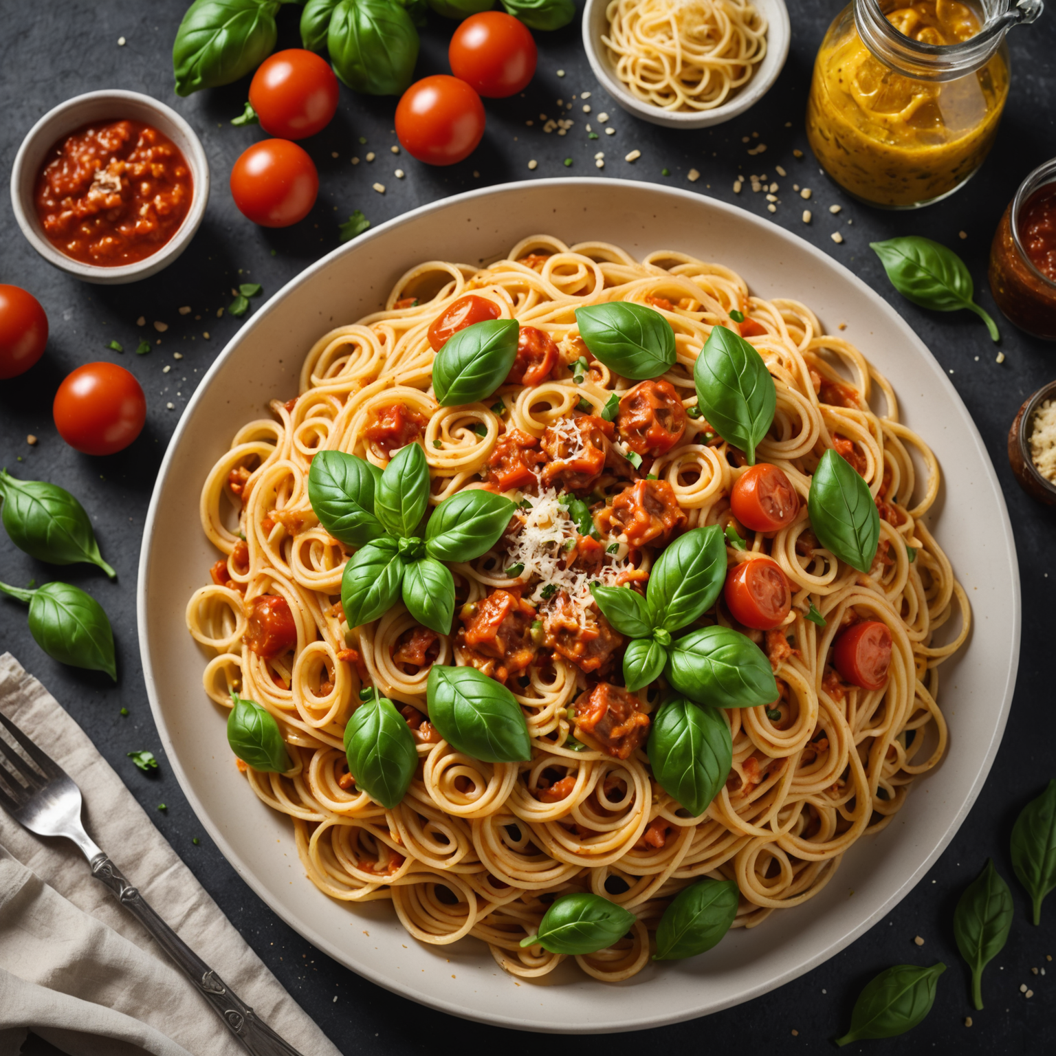 Caesar Spaghetti