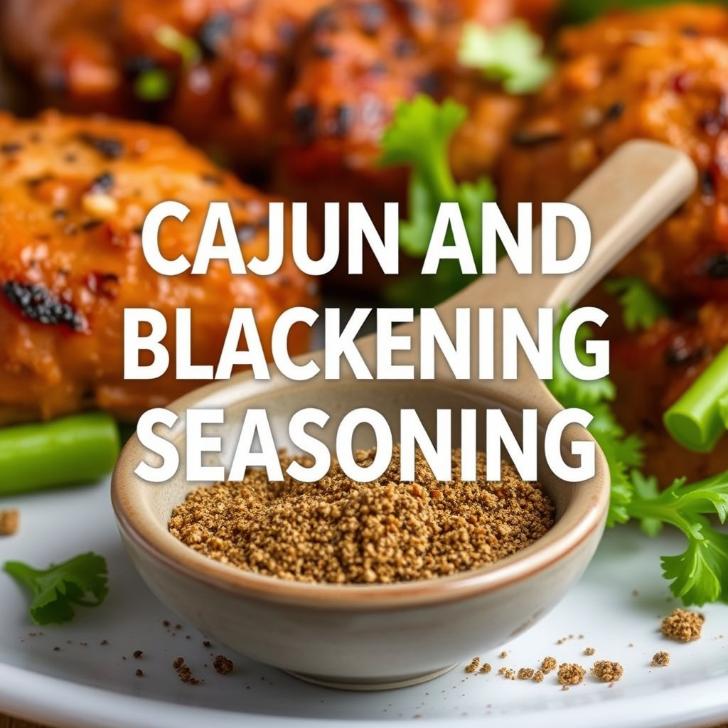 Cajun- og Blackening-krydder.