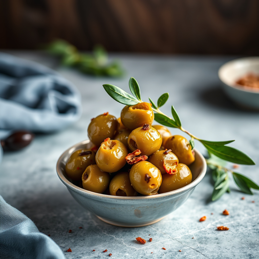 Calabrianske knuste oliven