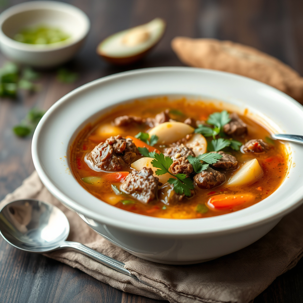 Caldo De Res (Kjøttsuppe)