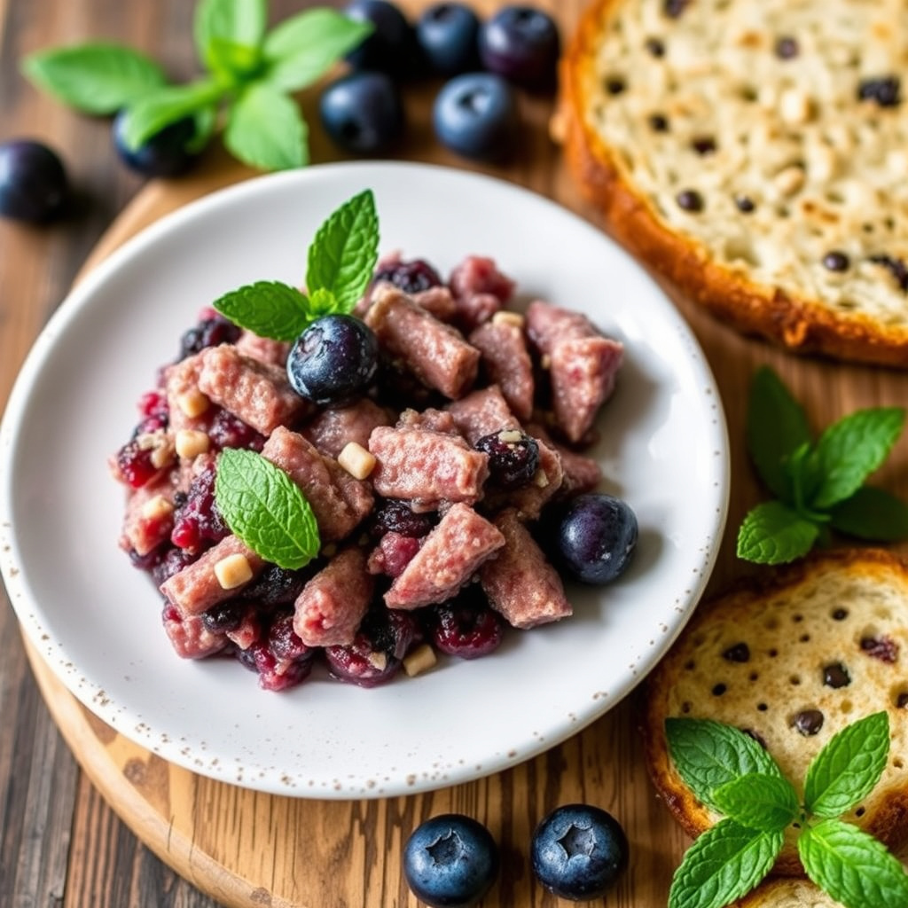 Cape Breton-blåbærgrøt