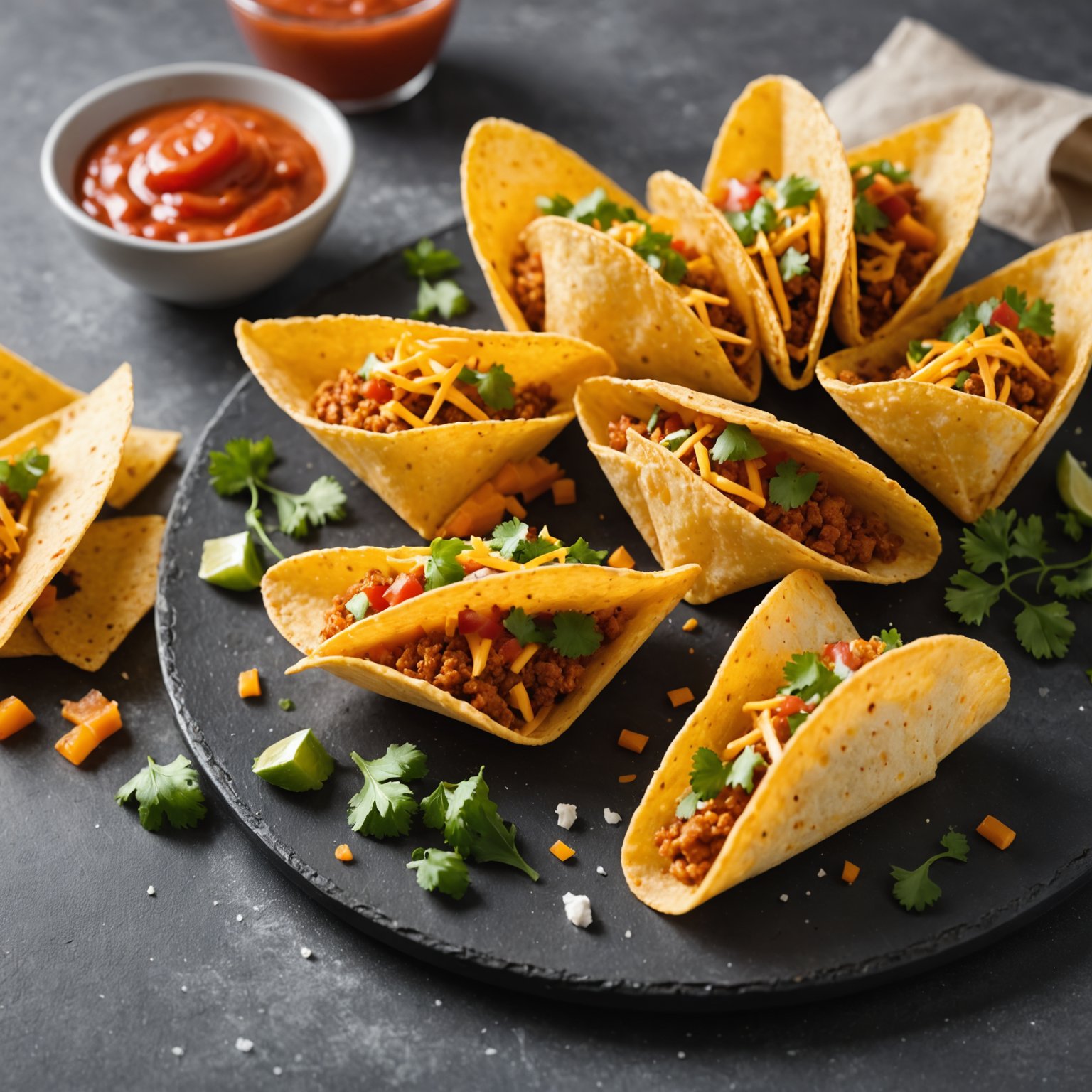 Cheddar-ost-tacohylser