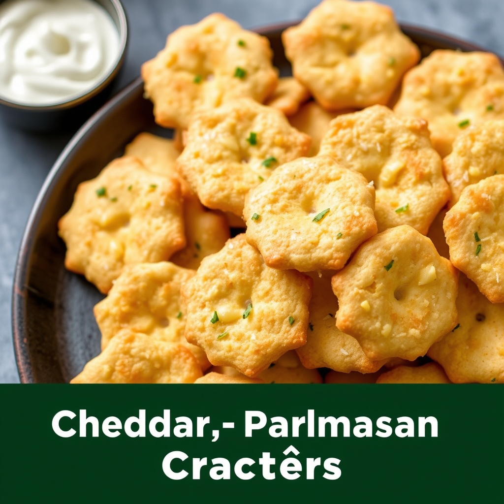 Cheddar-Parmesan-kjeks