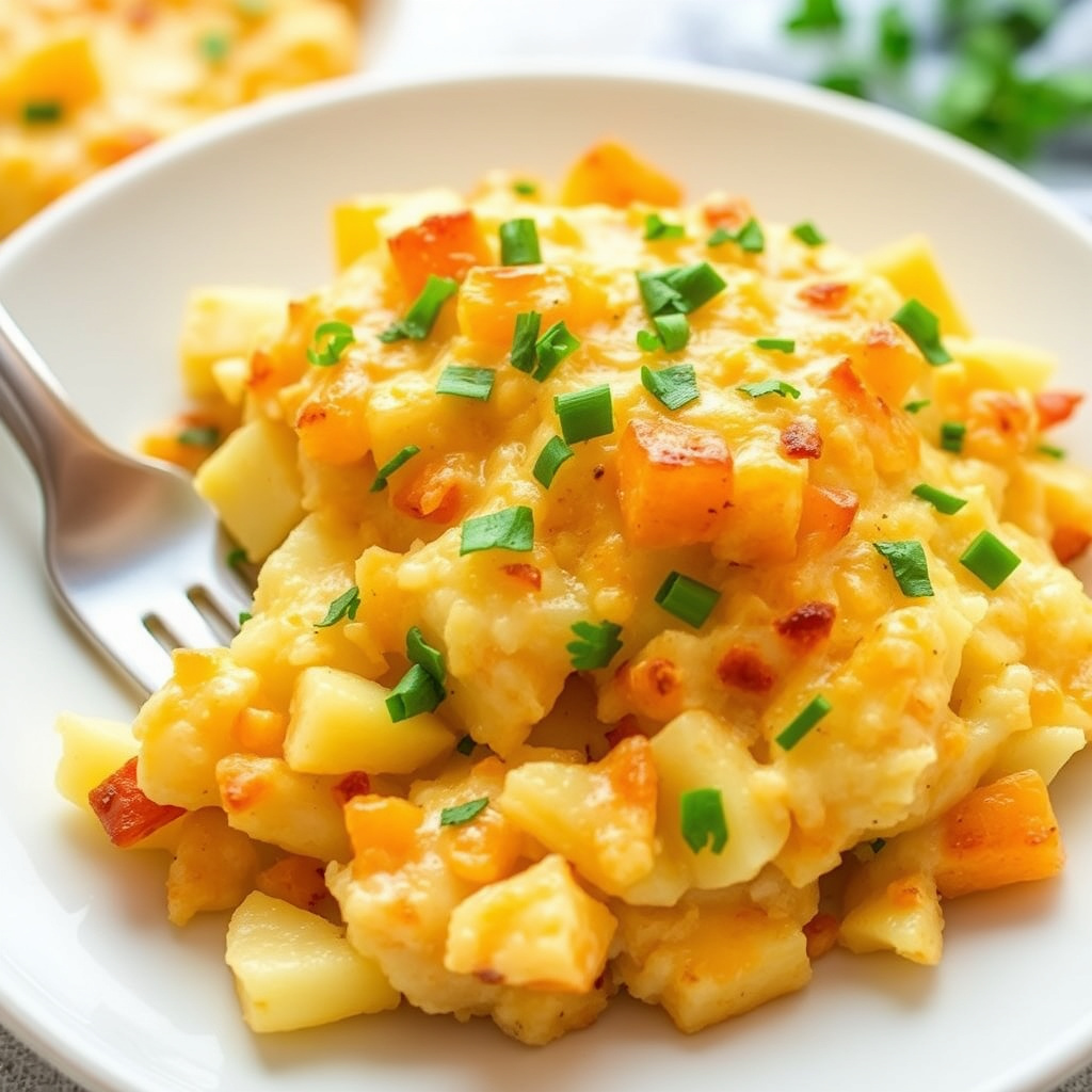 Cheddar-potetgrateng
