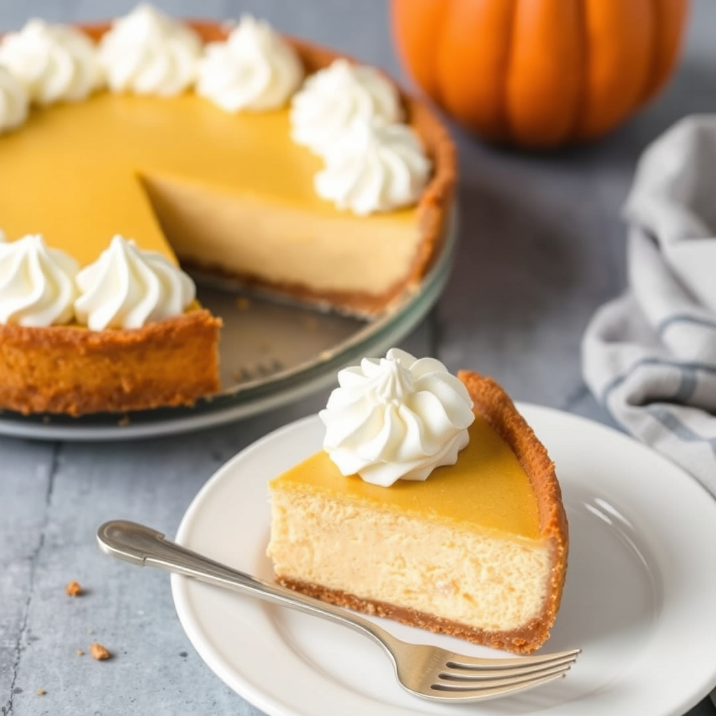 Cheesecake med gresskarpai