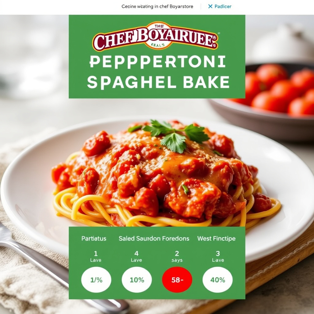 Spaghetti- og pepperonigrateng