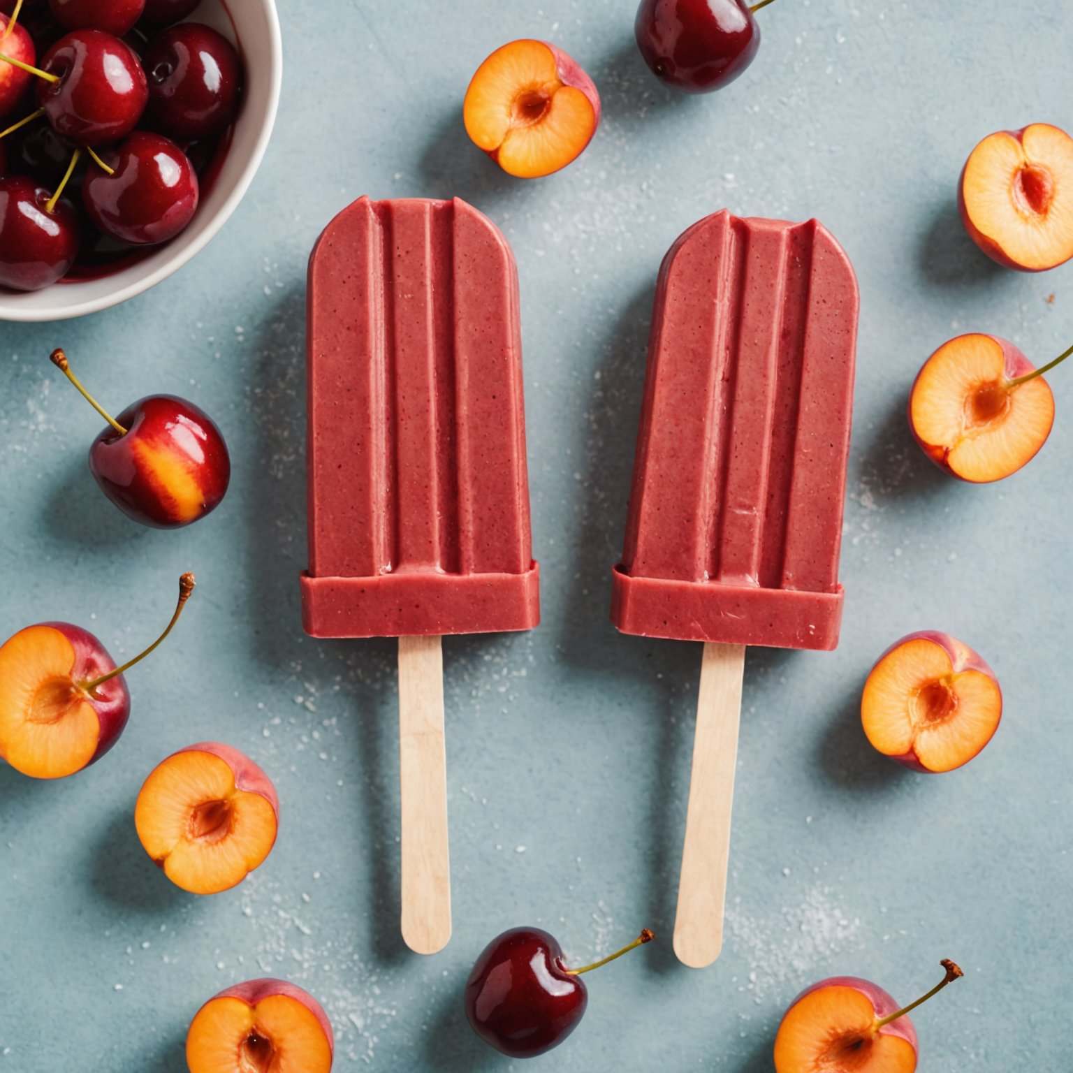 CherryPeach Twin Pops