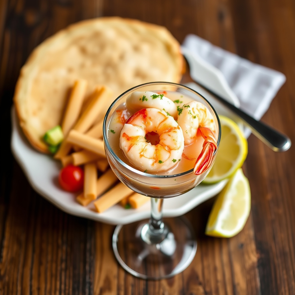 Chesapeake-bay-stil reker cocktail