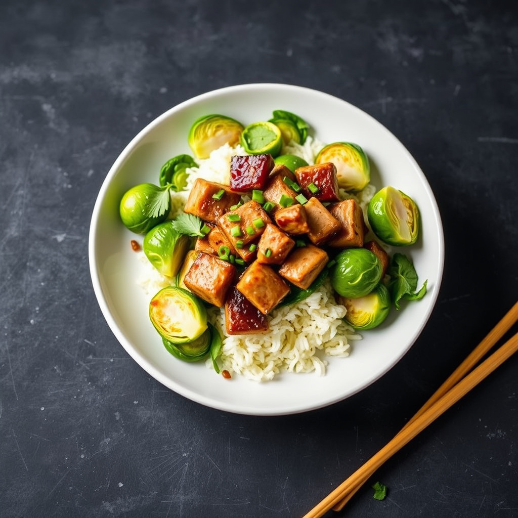 Chile-marinerte svinekjaker med vietnamesiske rosenkål