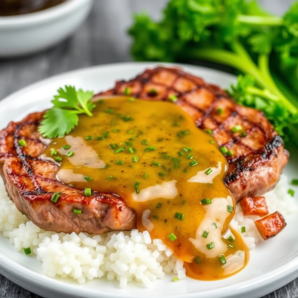 Chimichurri-saus til biffer