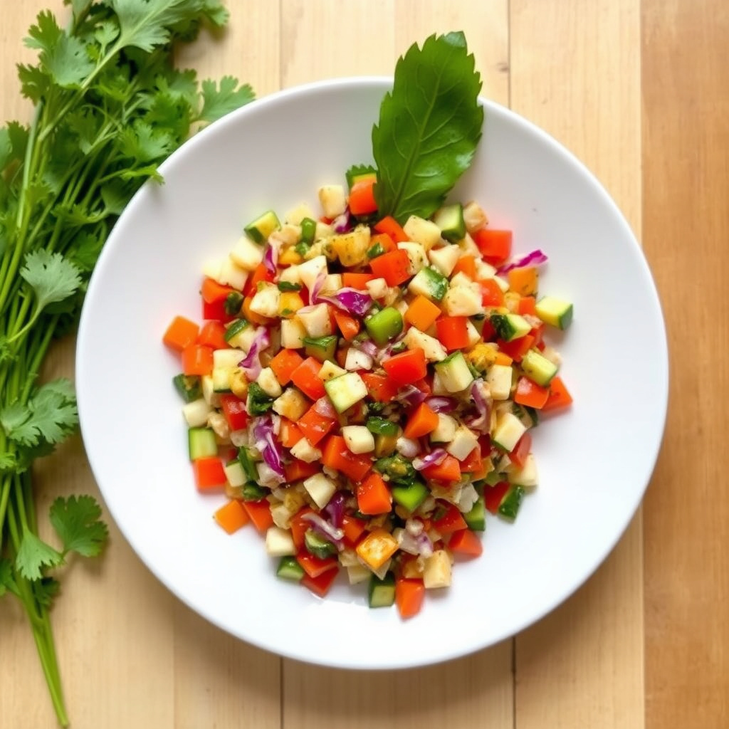 Chino Chopped Vegetable Salad