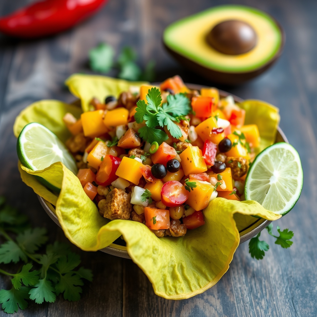 Chipotle Mango Pico de Gallo fra Vaqueros