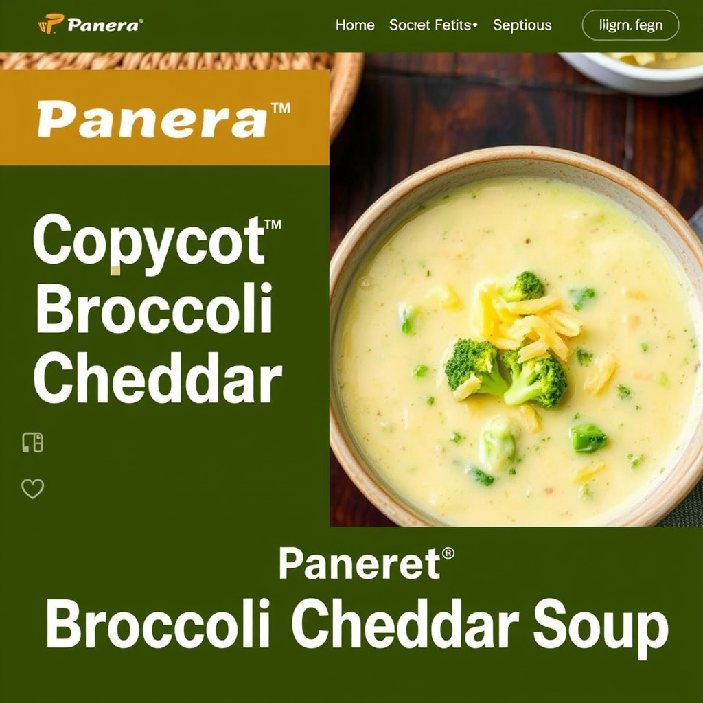 Copycat Panera® Brokkoli- og Cheddarsuppe